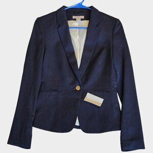 H&M Dark Blue Women's Blazer Size 2 NWT